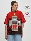 Женская футболка оверсайз / ROBO | ROBLOX | РОБЛОКС