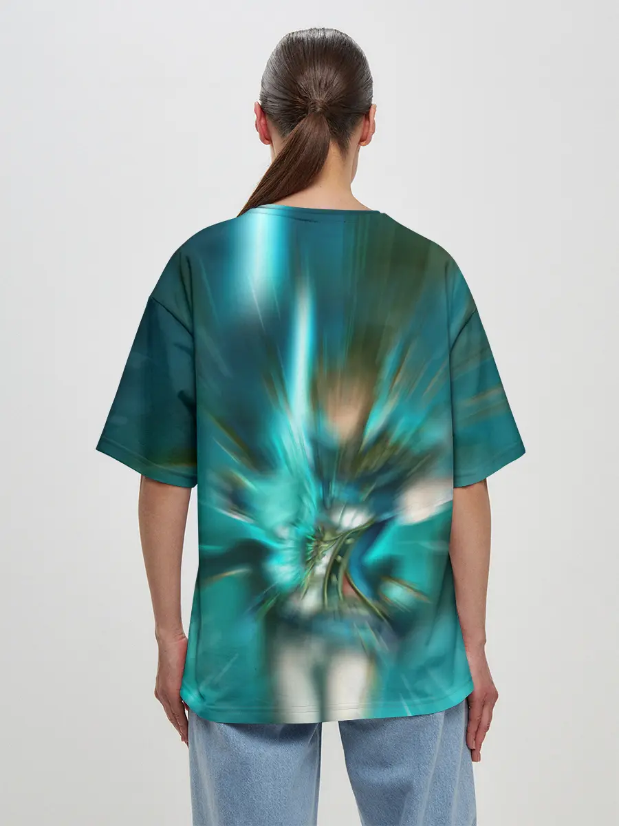 Женская футболка оверсайз / Джин | Genshin Impact | Геншин Импакт