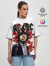 Женская футболка оверсайз / AC/DC Ангус Янг