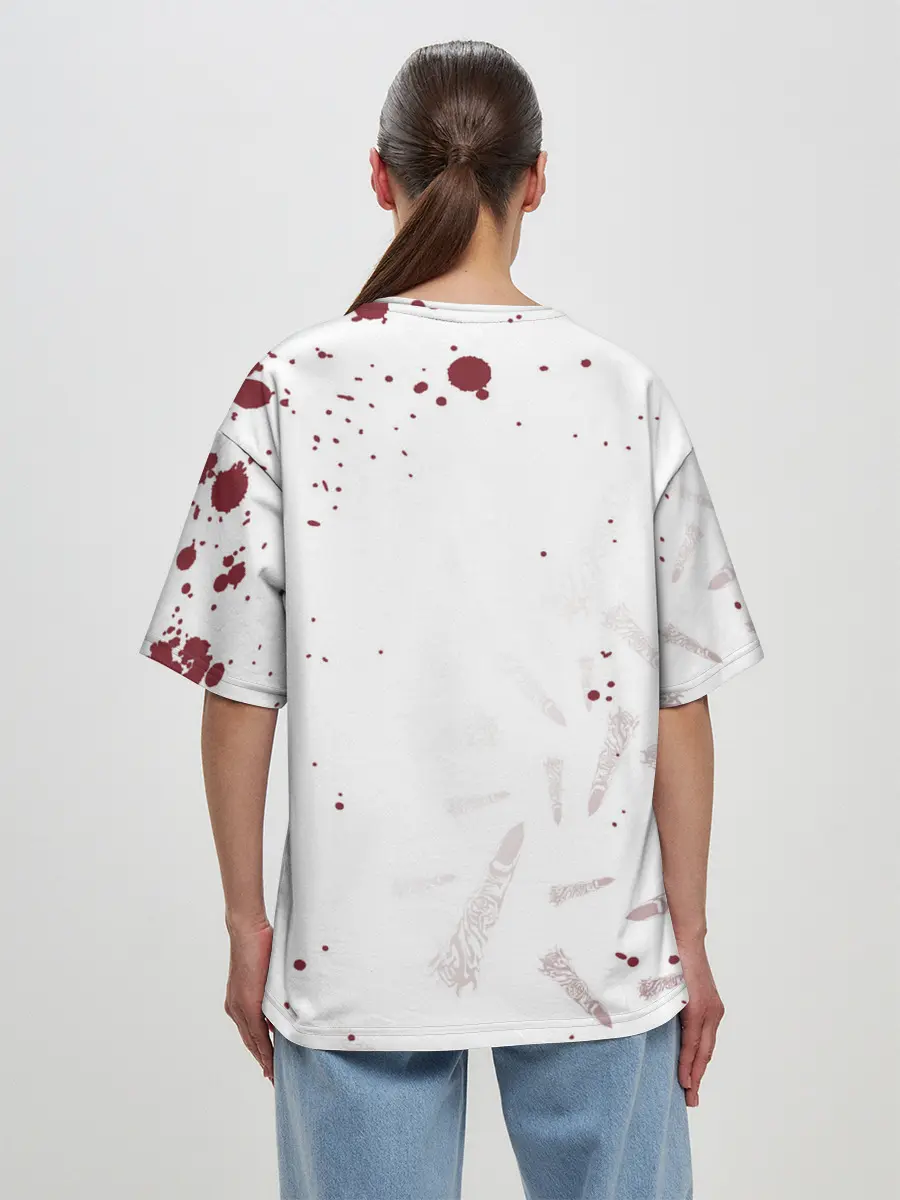 Женская футболка оверсайз / Магическая битва