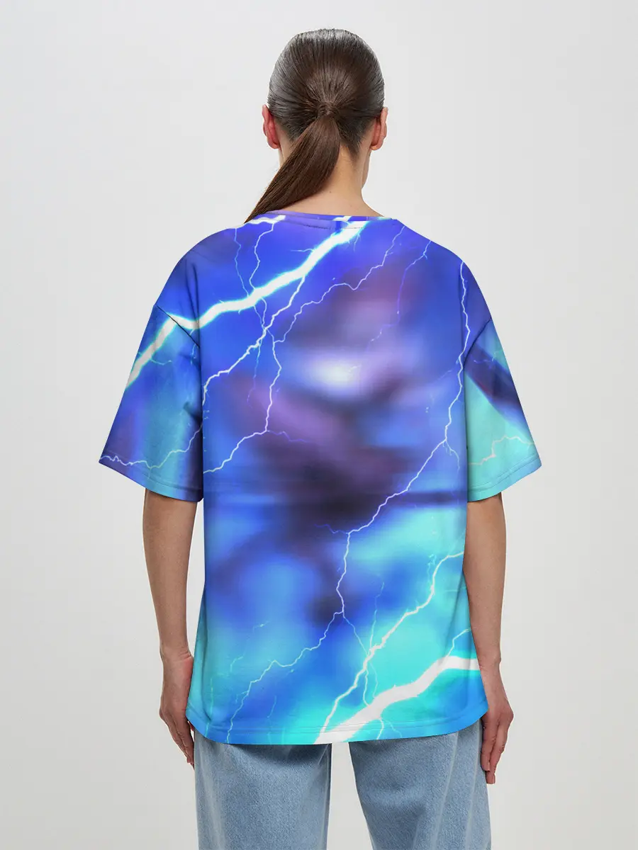 Женская футболка оверсайз / Rosaria | Genshin Impact