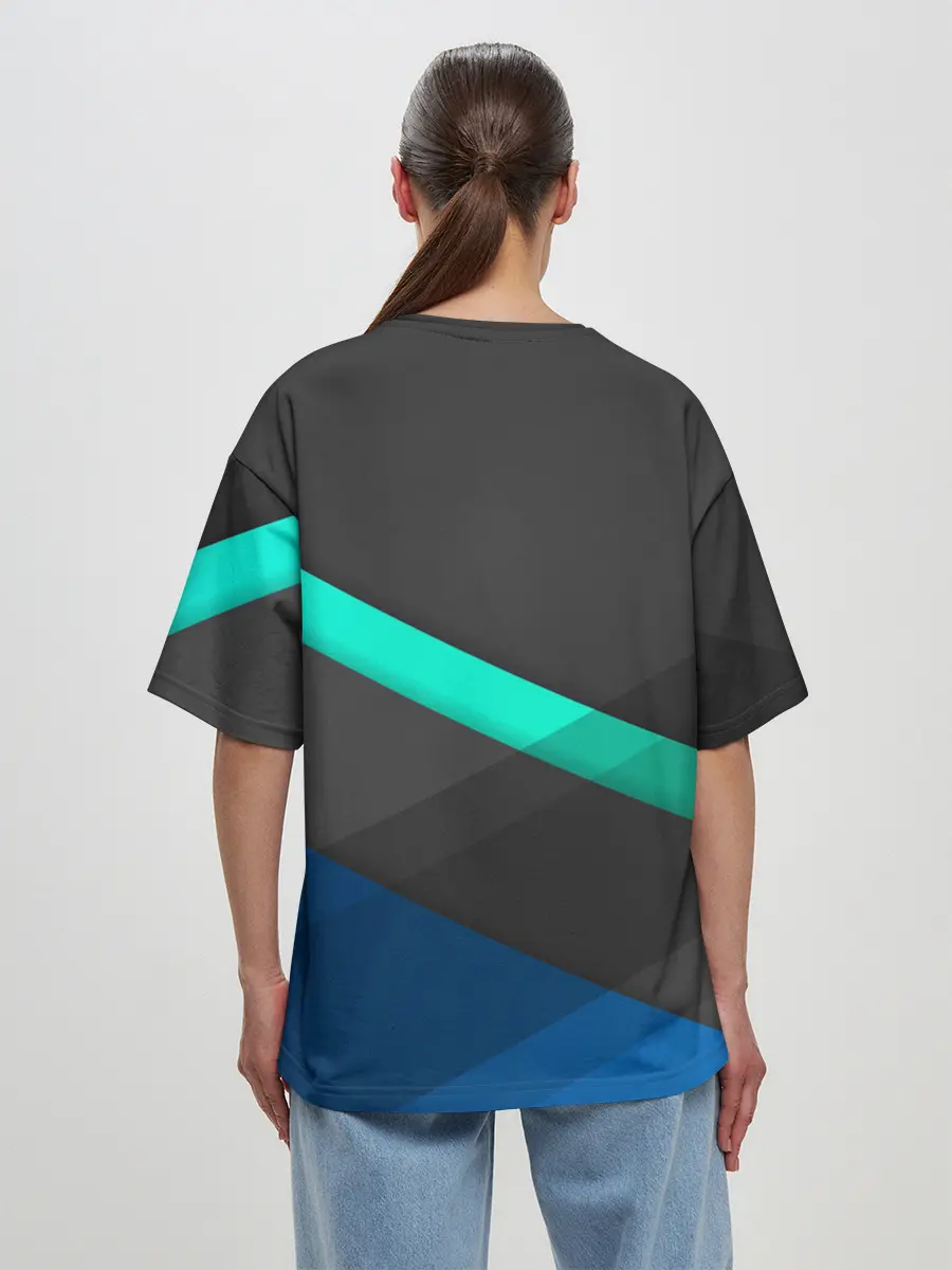 Женская футболка оверсайз / PEACE | ПИС | МИР