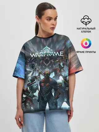 Женская футболка оверсайз / WARFRAME | ВАРФРЕЙМ
