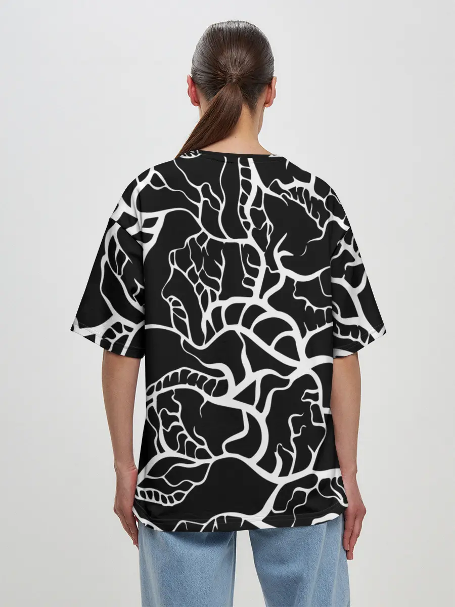 Женская футболка оверсайз / GHOSTEMANE.