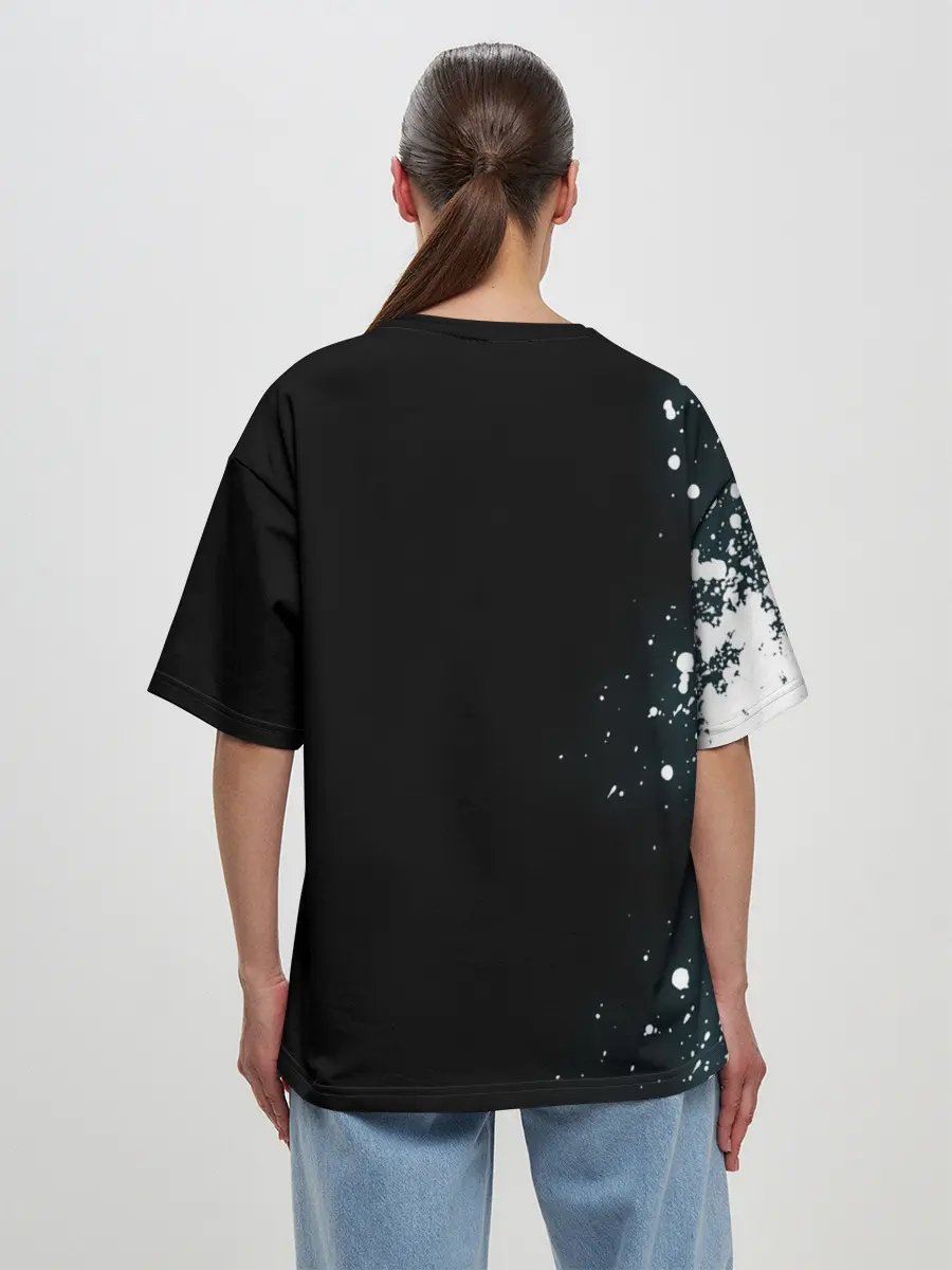 Женская футболка оверсайз / GEARS OF WAR | ШЕСТЕРЕНКИ