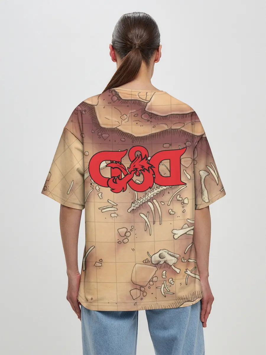 Женская футболка оверсайз / Dungeons and Dragons | D&D