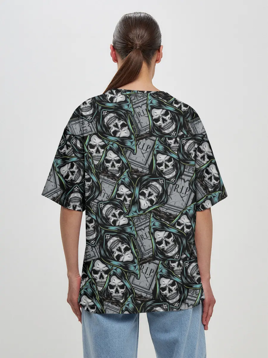 Женская футболка оверсайз / Смерть