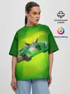 Женская футболка оверсайз / Hot Wheels. Хот Вилс