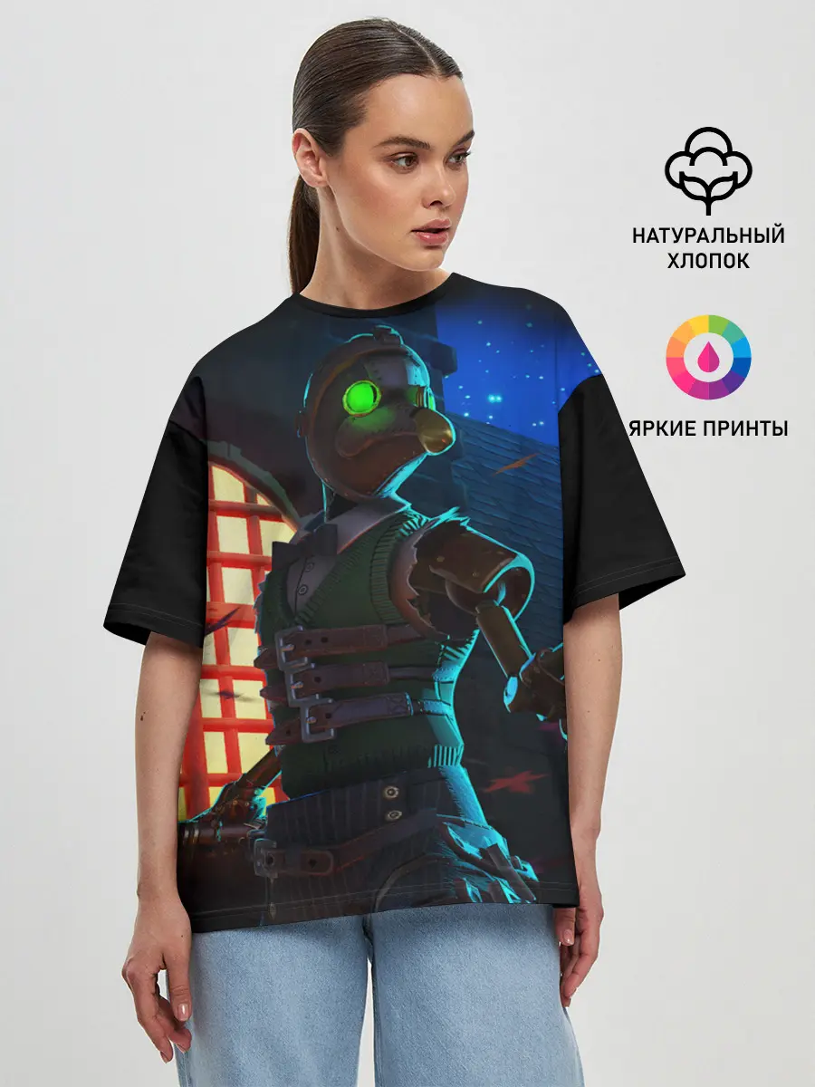 Женская футболка оверсайз / Darwin Project