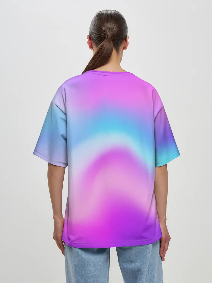 Женская футболка оверсайз / Мороженое | Ice Scream | Череп