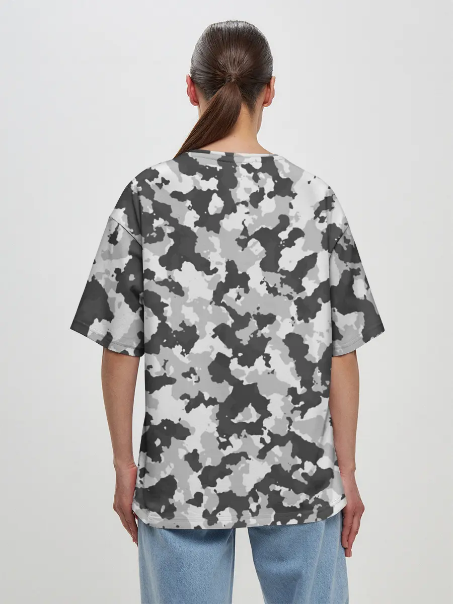 Женская футболка оверсайз / Хэдшoт-CS:GO