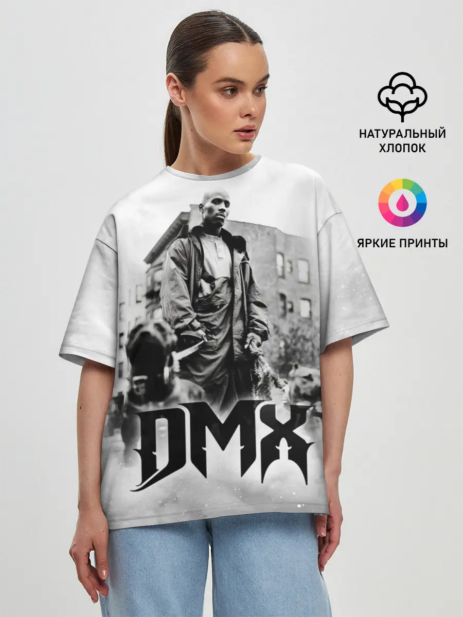 Женская футболка оверсайз / DMX