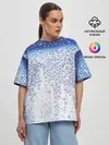 Женская футболка оверсайз / После дождя