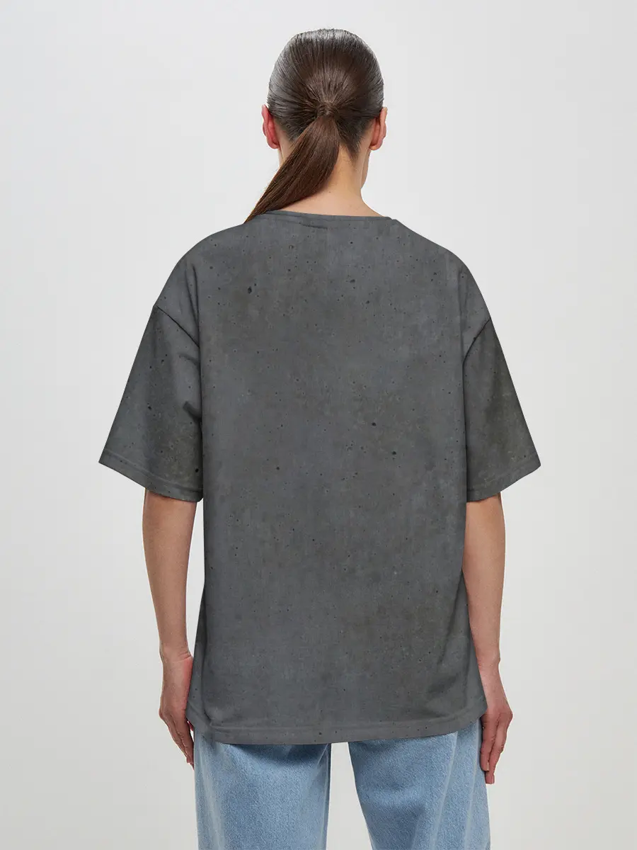 Женская футболка оверсайз / Concrete and Gold - Foo Fighters