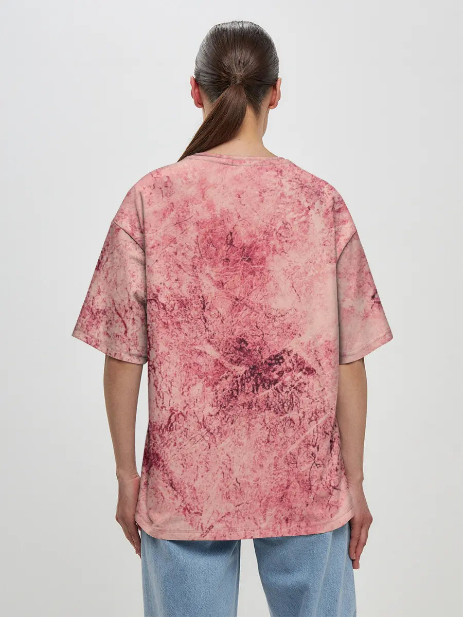 Женская футболка оверсайз / Свирепый Луффи