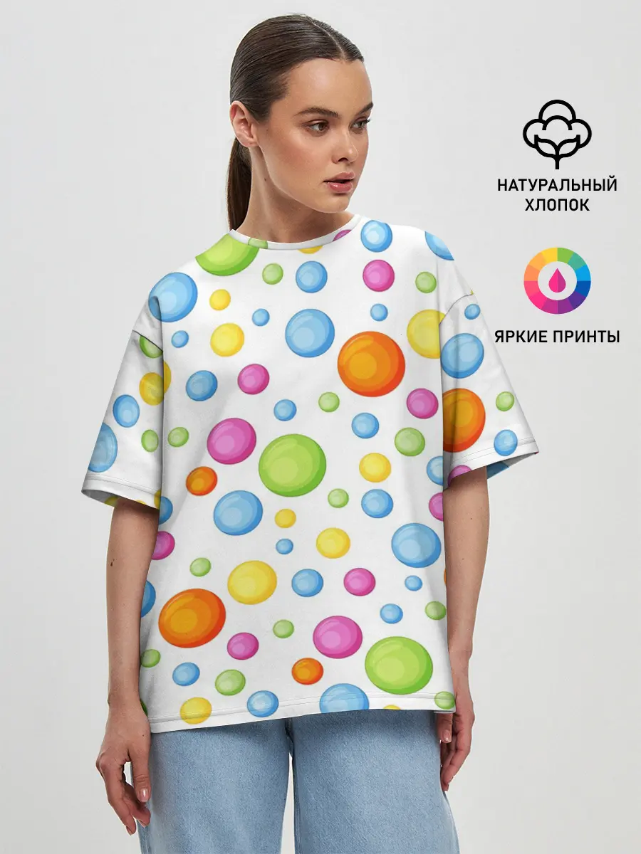 Женская футболка оверсайз / СИМПЛ ДИМПЛ | SIMPLE DIMPLE