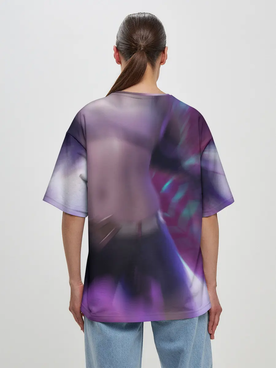 Женская футболка оверсайз / LEAGUE OF LEGENDS AKALI / ЛИГА ЛЕГЕНД АКАЛИ