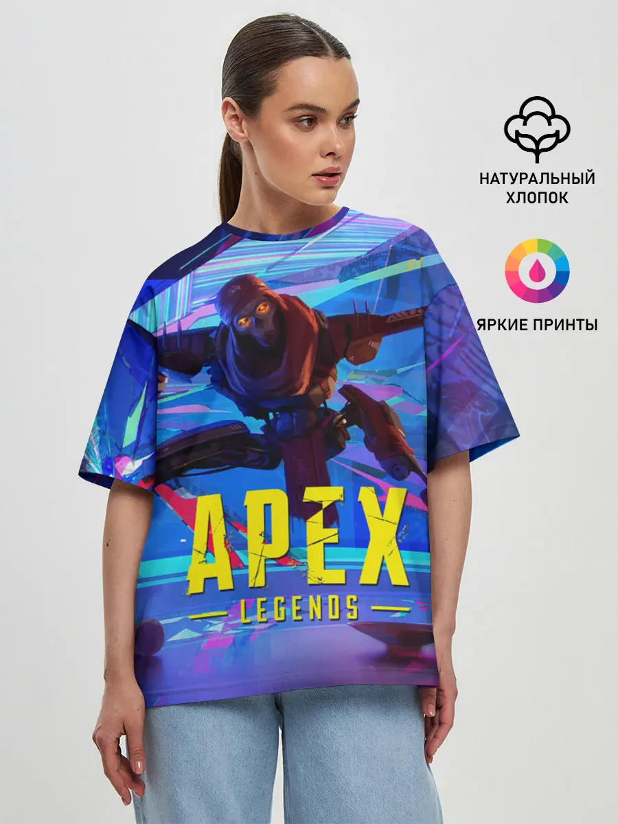 Женская футболка оверсайз / Опасный Ревенант