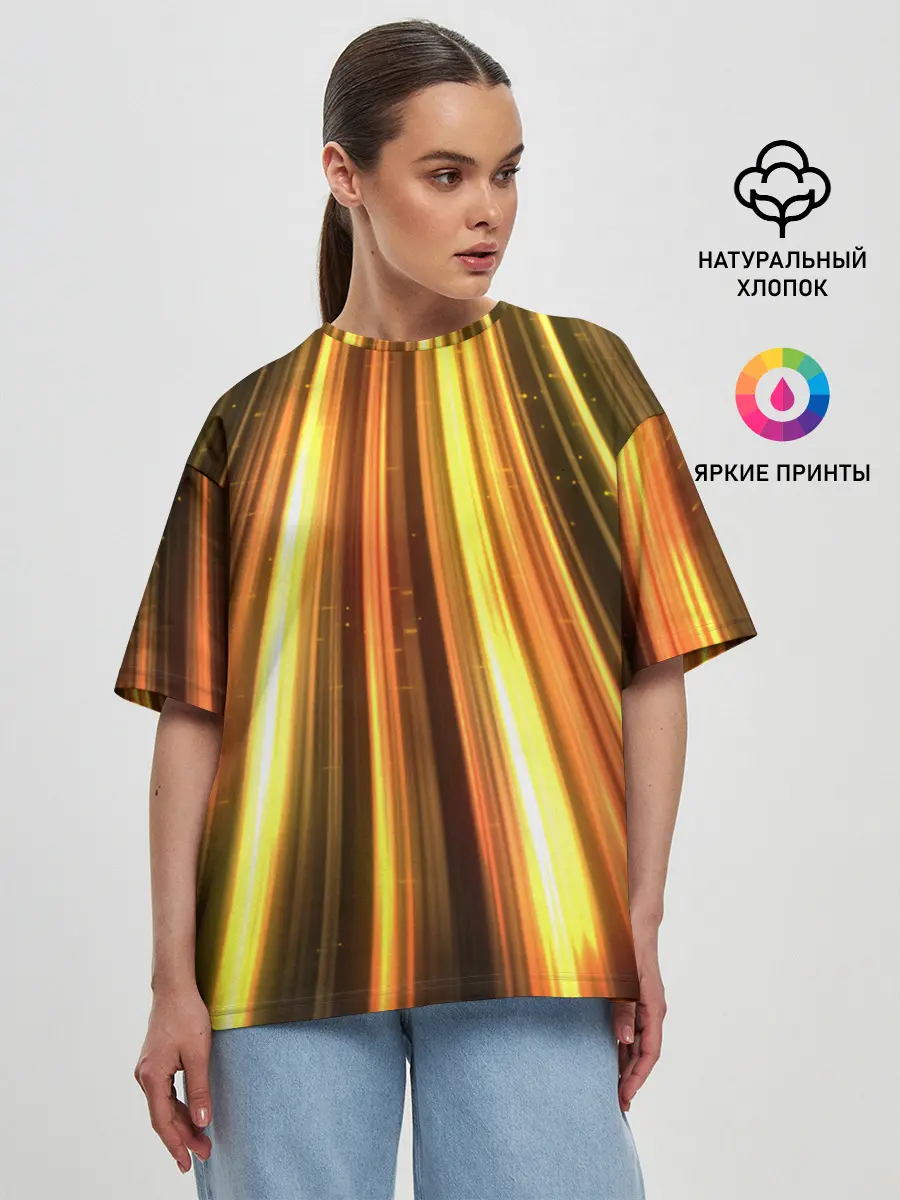 Женская футболка оверсайз / Vzlet