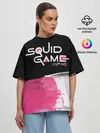 Женская футболка оверсайз / SQUID GAME