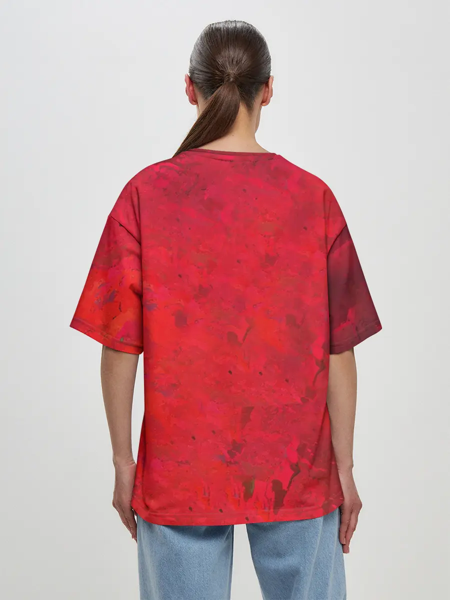 Женская футболка оверсайз / Evangelion | Eva 01