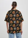 Женская футболка оверсайз / Patern Halloween 26