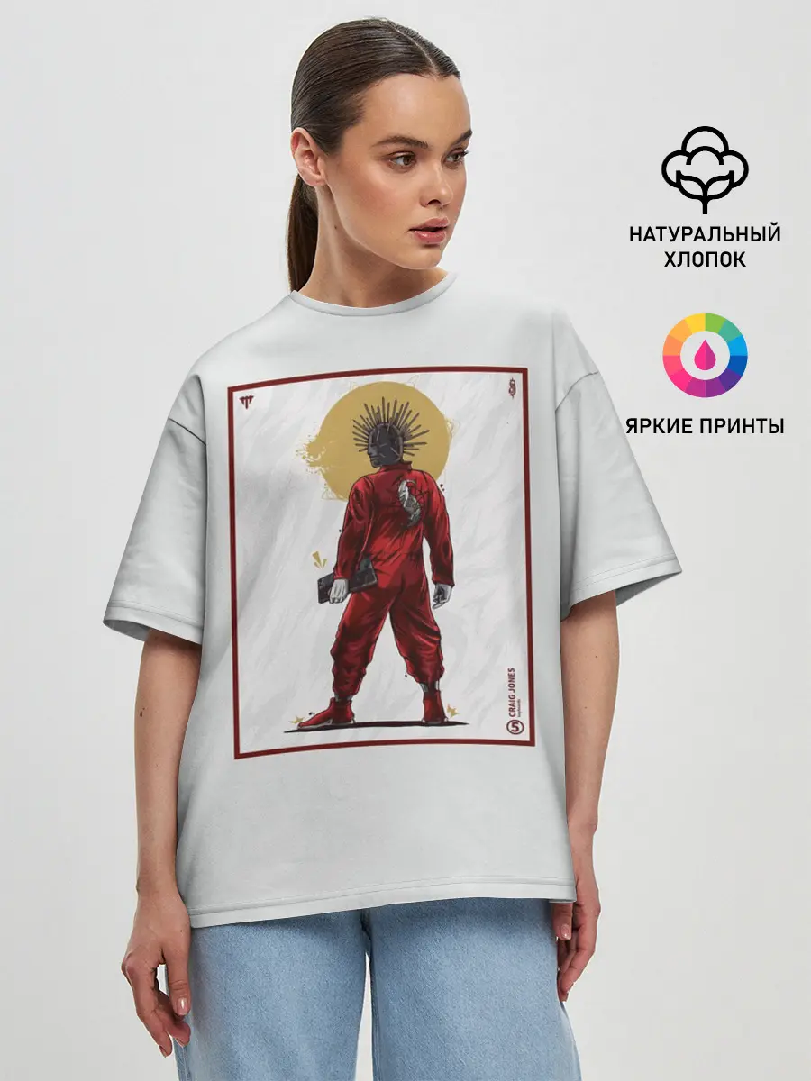 Женская футболка оверсайз / SLIPKNOT | Craig Jones