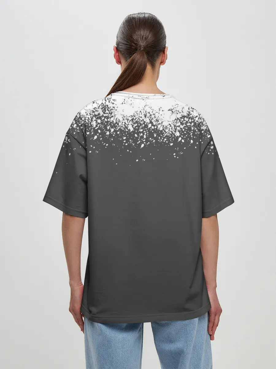 Женская футболка оверсайз / КТО КРЕСТ | ИГРА В КАЛЬМАРА