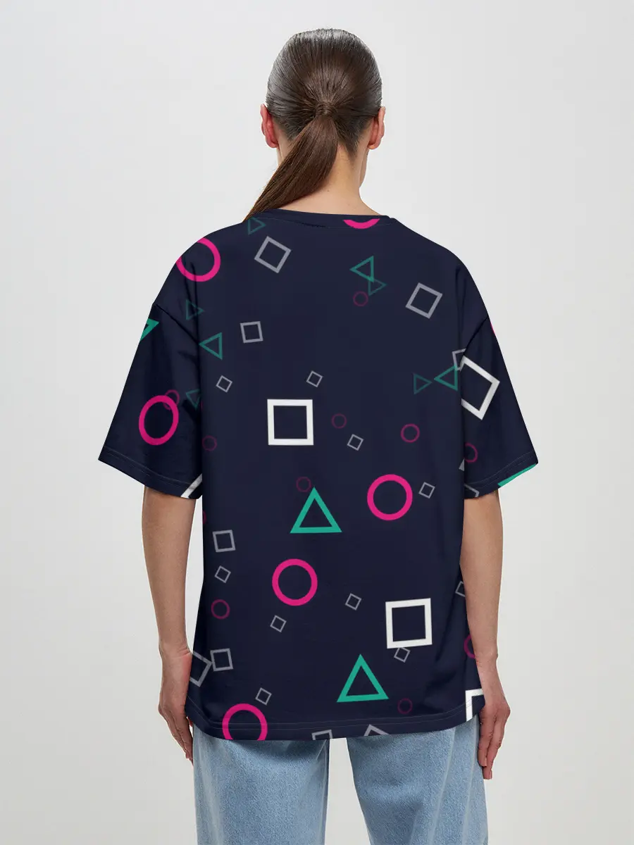 Женская футболка оверсайз / 456 | ФИНАЛ | ИГРА В КАЛЬМАРА