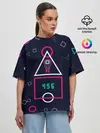 Женская футболка оверсайз / 456 | ФИНАЛ | ИГРА В КАЛЬМАРА