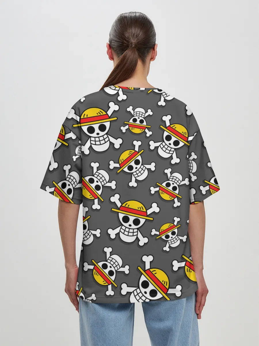 Женская футболка оверсайз / Ван-Пис, Мугивара