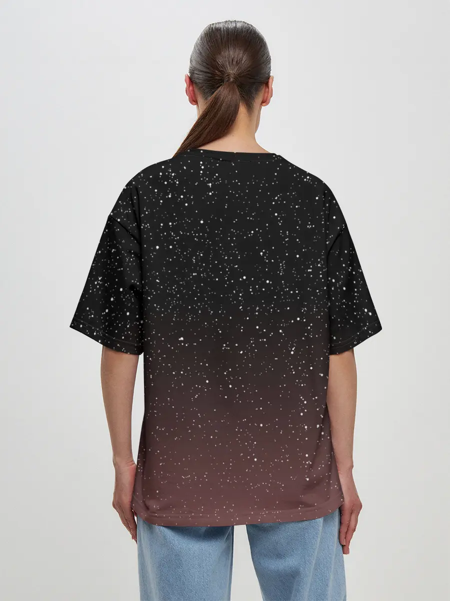 Женская футболка оверсайз / ПЛАНЕТА ИГР | ИГРА В КАЛЬМАРА