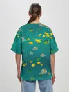 Женская футболка оверсайз / Подводный мир. Рыбки
