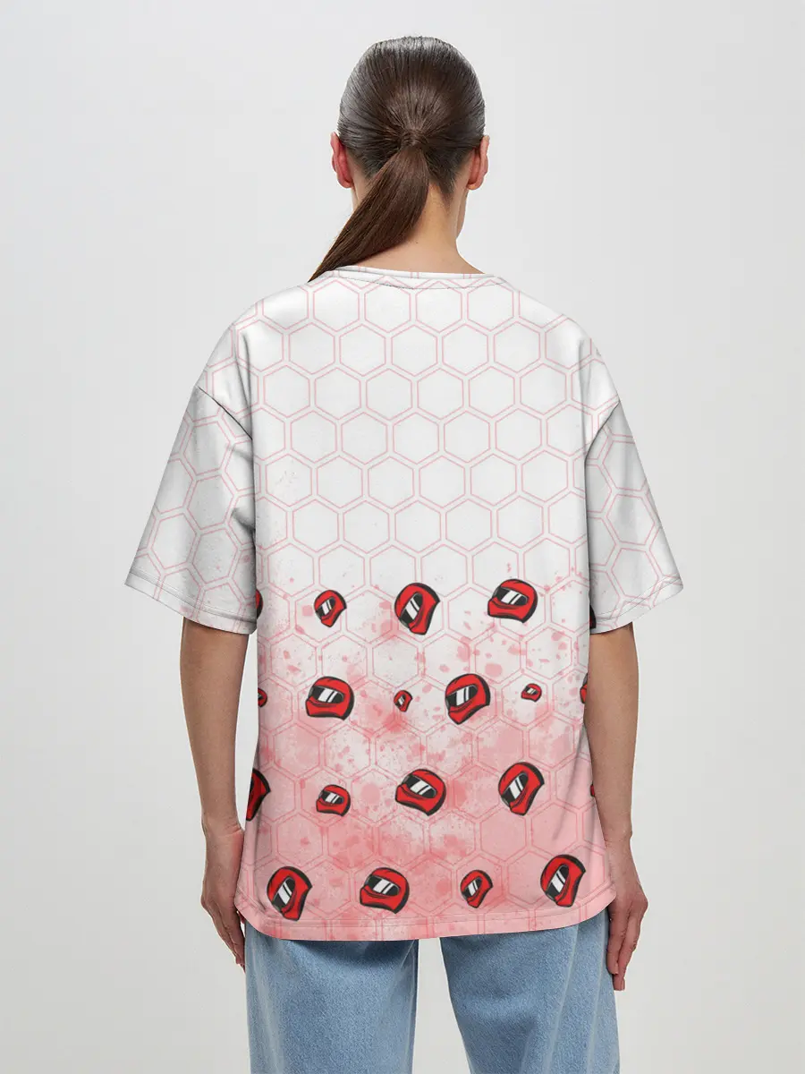 Женская футболка оверсайз / Тойота - Racing