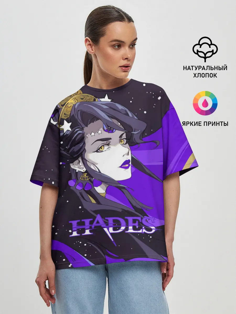 Женская футболка оверсайз / Hades Nyx