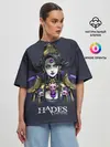 Женская футболка оверсайз / Hades Nyx