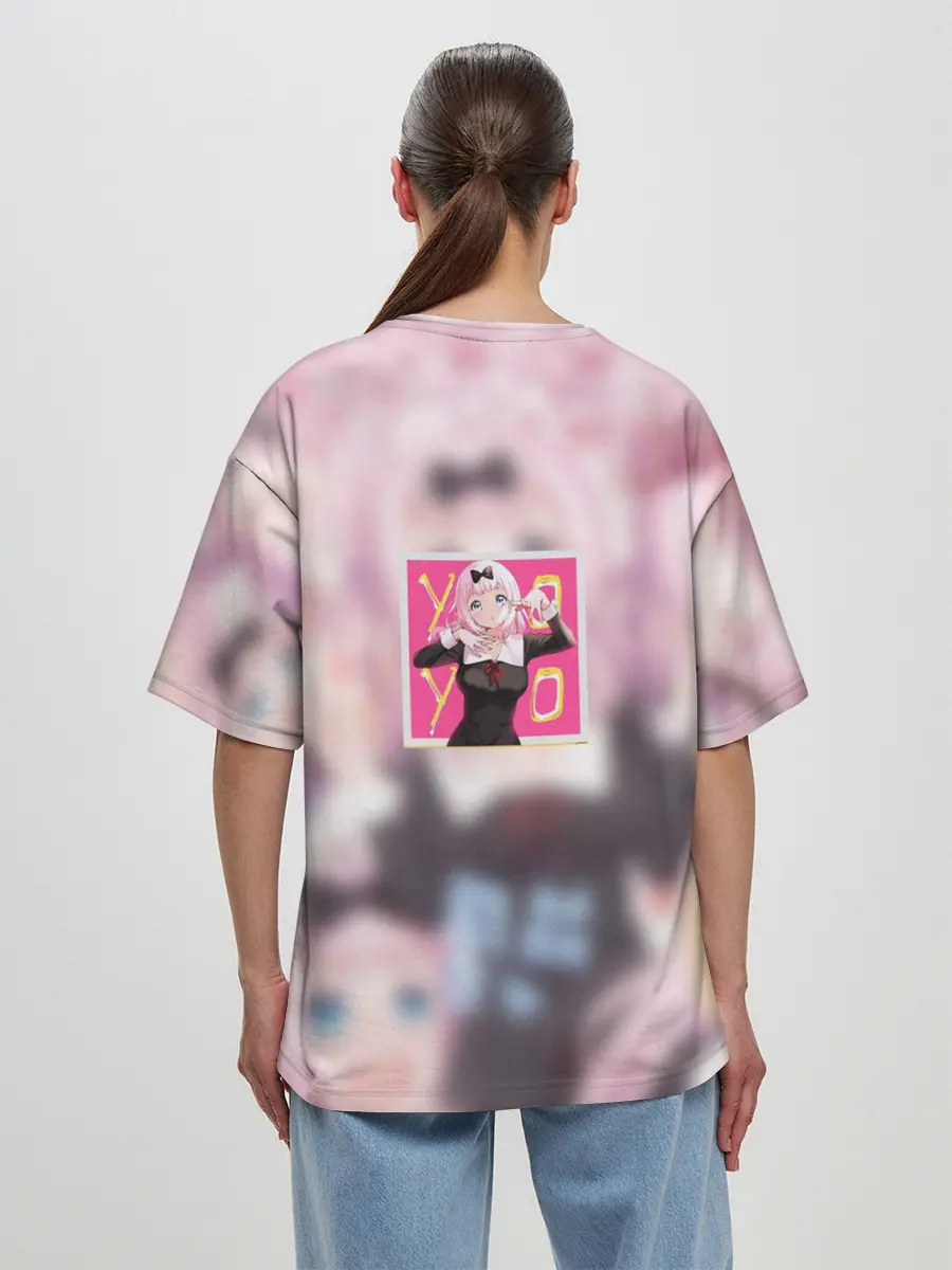 Женская футболка оверсайз / Chika-Fujiwara