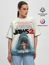 Женская футболка оверсайз / Jaws 2