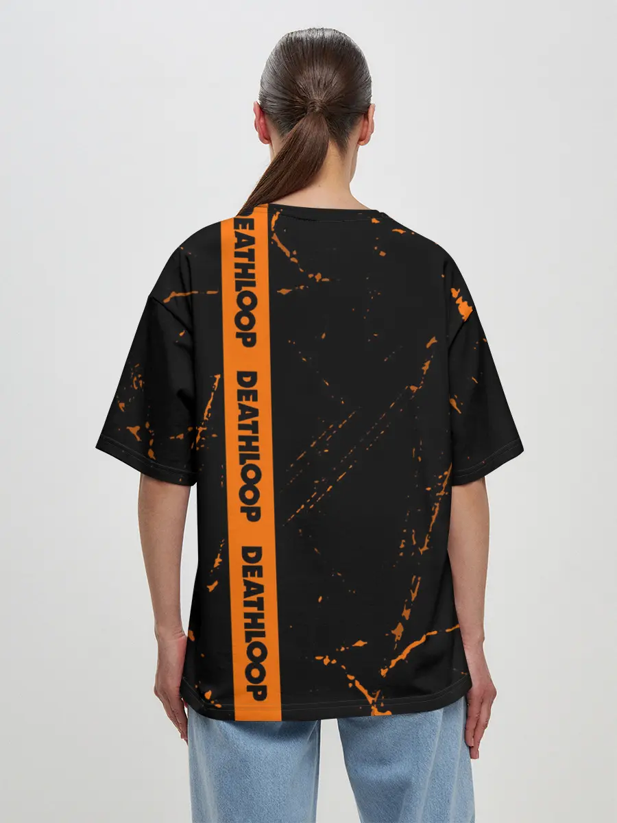 Женская футболка оверсайз / Deathloop - Grunge