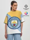 Женская футболка оверсайз / MANCHESTER CITY / МАНЧЕСТЕР