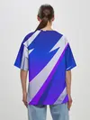 Женская футболка оверсайз / SPORT STYLE BLUE