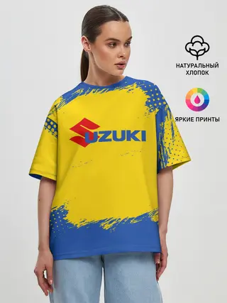 Женская футболка оверсайз / Suzuki | Сузуки