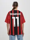 Женская футболка оверсайз / Ибрагимович Милан 2021/2022
