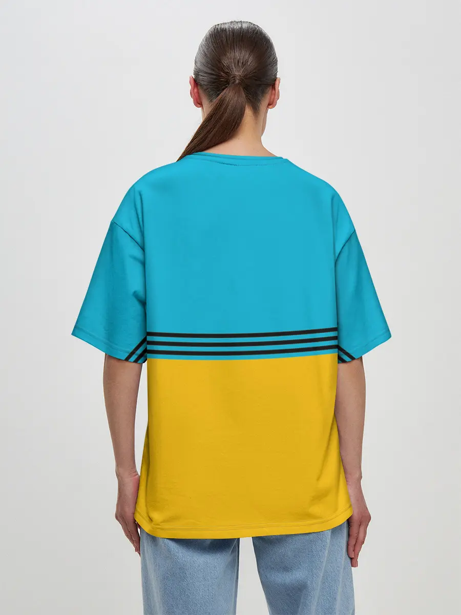 Женская футболка оверсайз / Эй, Арнольд! и Хельга Патаки