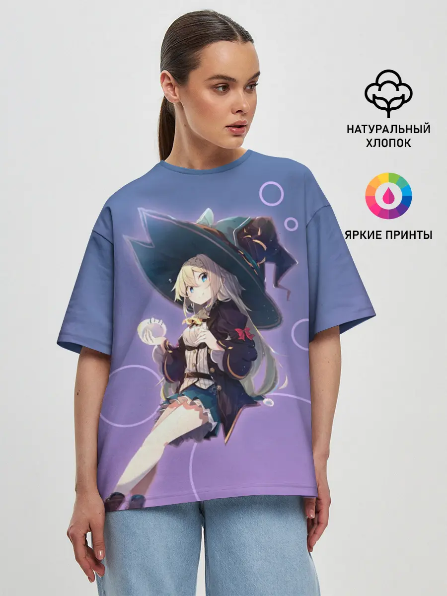 Женская футболка оверсайз / Убивая слизней 300