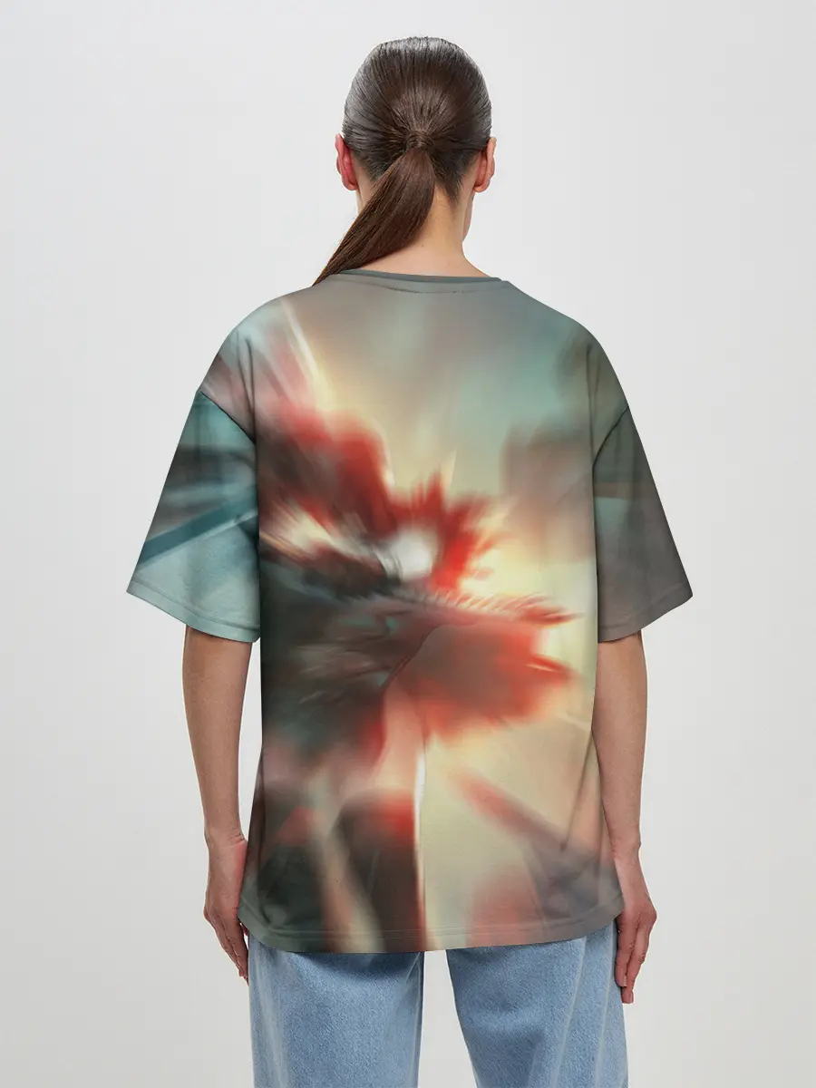 Женская футболка оверсайз / 2B | Nier Automata