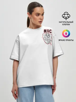 Женская футболка оверсайз / МЧС