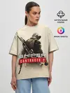 Женская футболка оверсайз / Sniper Ghost Warrior Contracts