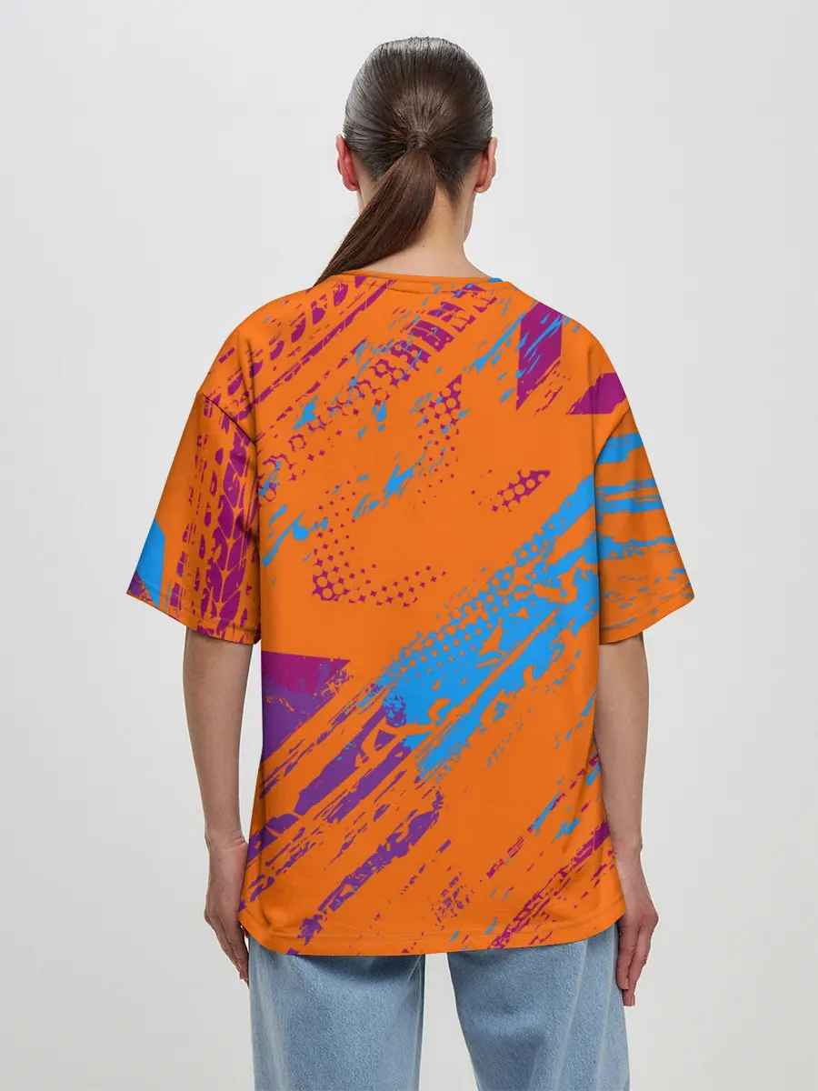 Женская футболка оверсайз / KTM MOTORCYCLES / КТМ МОТОЦИКЛЫ