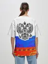 Женская футболка оверсайз / Russia 3